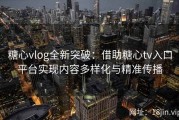 糖心vlog全新突破：借助糖心tv入口平台实现内容多样化与精准传播