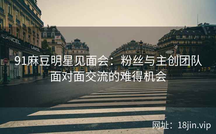 91麻豆明星见面会：粉丝与主创团队面对面交流的难得机会