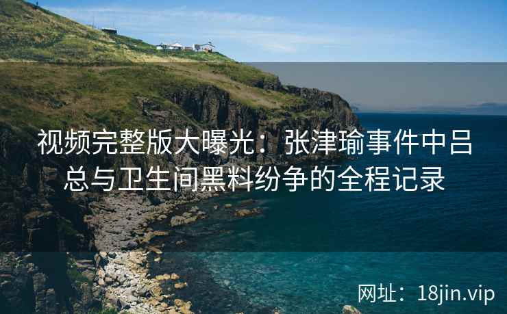 视频完整版大曝光：张津瑜事件中吕总与卫生间黑料纷争的全程记录