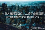 今日大赛深度盘点：从选手备战到赛场对决的每个关键时刻全记录