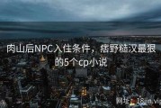 肉山后NPC入住条件，痞野糙汉最狠的5个cp小说